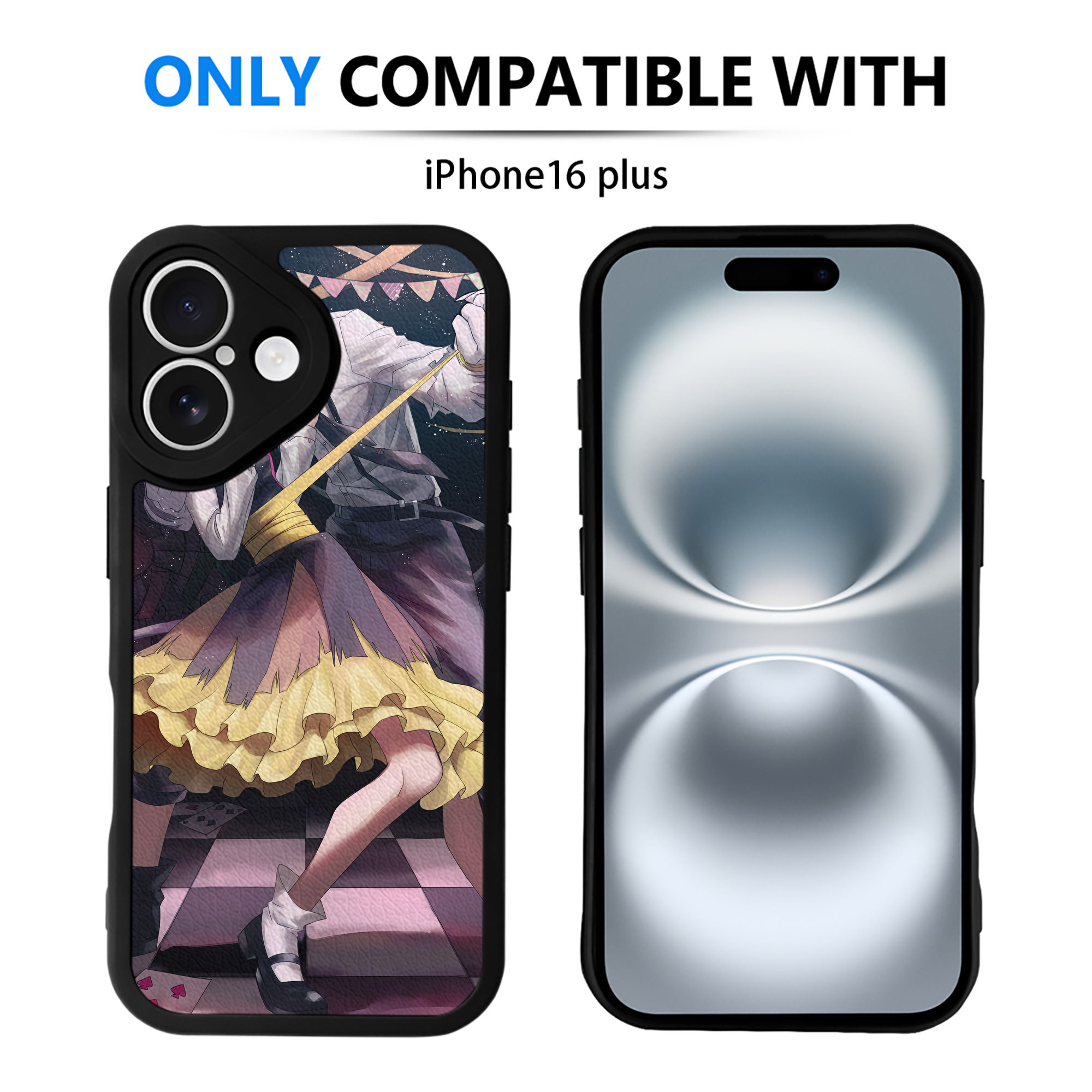 （画像用） 文豪ストレイドッグス Bungo Stray Dogs 【iPhone 16シリーズ対応】シリコンスマホケース（レザー調） 材質：シリコン